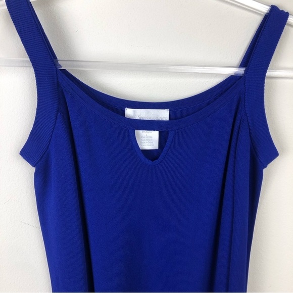 Soft Surroundings cold shoulder slinky ripped blouse size: L - Picture 2 of 9